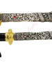 Samurajų kardų rinkinys – Katana Wakizashi Tanto Connor MacLeod su drakono galva, įskaitant kardų stovą